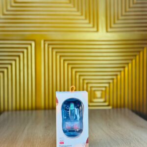 Transparent Wireless Mouse – Stylish, Silent & Ergonomic Design